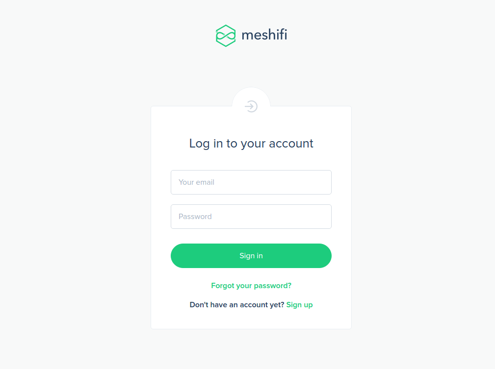 meshifi-login
